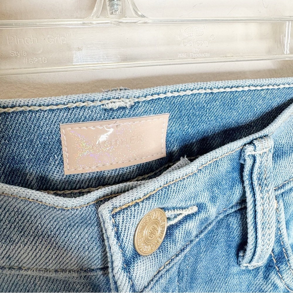 Mother Denim The Tomcat High Rise Straight Leg Jeans Ankle Fray Kitty Corner 26 - Picture 4 of 8